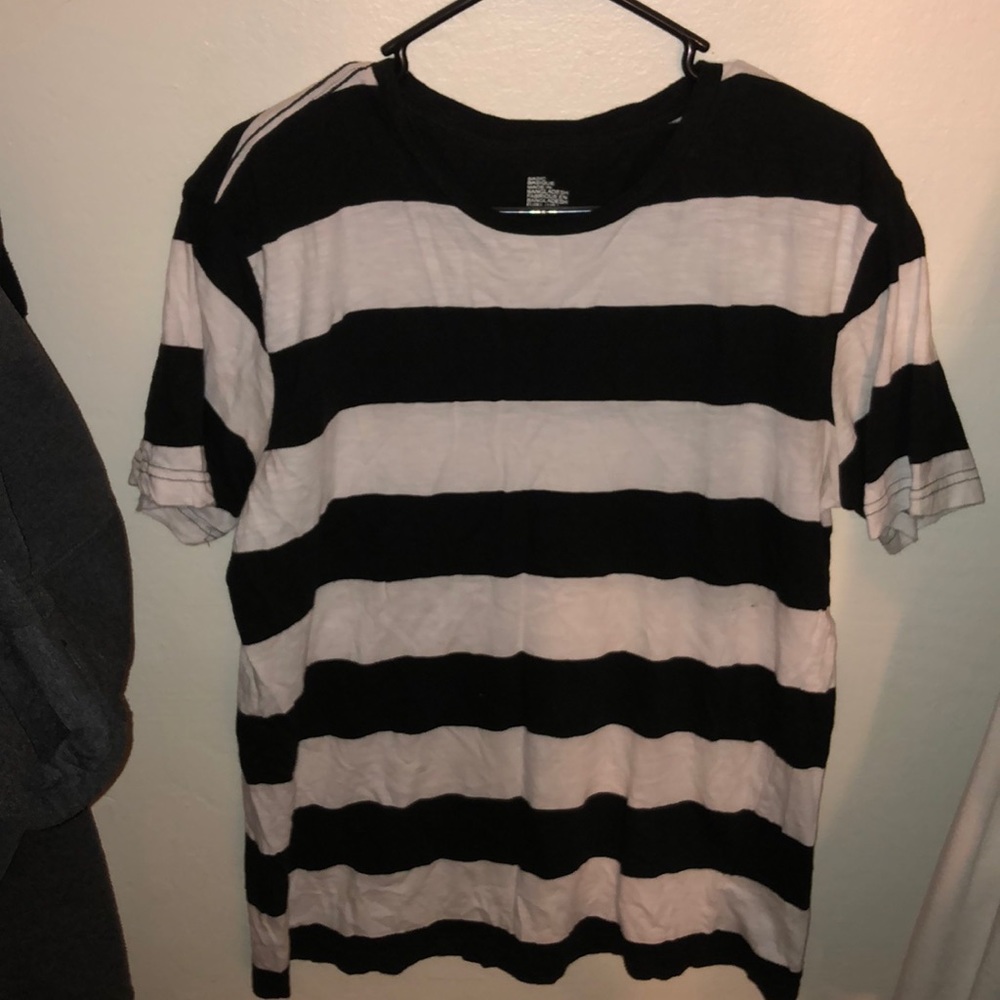 Black and white shirt